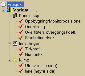 Implementering av
inn-data i logisk rekkefølge